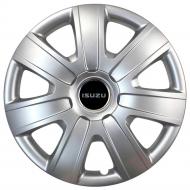 Колпак для колес SJS Isuzu 325 R15" 4 шт. серебряный (108646)