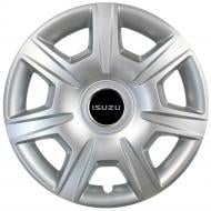 Колпак для колес SJS Isuzu 327 R15" 4 шт. серебряный (108648)