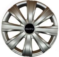 Колпак для колес SJS Isuzu 328 R15" 4 шт. серебряный (108649)