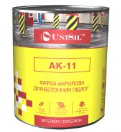 Фарба UniSil АК-11 для бетонних підлог База С мат 0,75 л