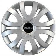 Колпак для колес SJS Isuzu 330 R15" 4 шт. серебряный (108651)