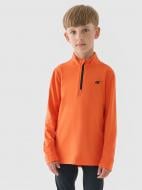 Футболка з довгим рукавом 4F BRUSHED UNDERWEAR M064 4FJWAW24UBRUM064-70S р.134-140 помаранчевий