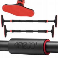 Турник раздвижной настенный 4fizjo ULTRA 66-100 см Black/Red (P-5905973400336)