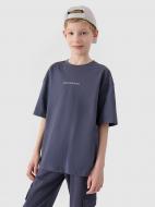 Футболка 4F TSHIRT M1879 4FJWSS25TTSHM1879-22S р.128 серый Футболка 4F TSHIRT M1879 4FJWSS25TTSHM1879-22S р.128 серый