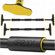 Турнік розсувний настінний 4fizjo ULTRA 66-100 см Black/Yellow (P-5905973400343)