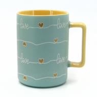 Чашка Milika Heartbeat Blue 400 мл M0520-RX-N250519Blue