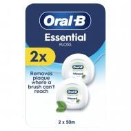 Флосс зубной Oral-B Essential Floss Мятная вощеная 2x50 м
