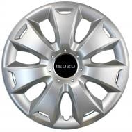 Колпак для колес SJS Isuzu 335 R15" 4 шт. серебряный (108656)