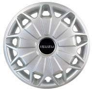Колпак для колес SJS Isuzu 338 R15" 4 шт. серебряный (108659)