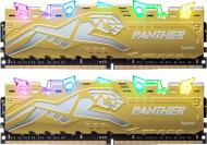 Оперативна пам'ять Apacer DDR4 SDRAM 16 GB (2x8GB) 2666 MHz (EK.16G2V.GQMK2) Panther Rage RGB Sliver-Golden