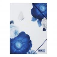 Папка на резинке SHADES ARABESKI А4 полупрозрачная темно-синяя Buromax BM.3908-03