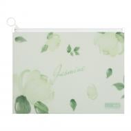 Папка-конверт А4 на zip-молнии JASMINE ARABESKI полупрозрачная мятная Buromax BM.3948-38