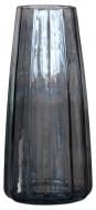 Ваза для цветов Piera 22 см серая 80241121/1