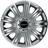 Колпак для колес SJS Geely 319 R15" 4 шт. серебряный (108687)
