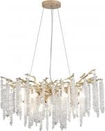 Люстра подвесная Luminaria 12x60 Вт E14 EMMA 12xE14 R800 GOLD