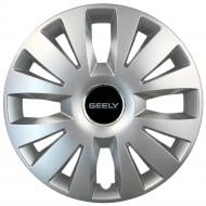 Колпак для колес SJS Geely 324 R15" 4 шт. серебряный (108692)