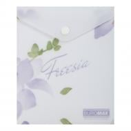 Папка-конверт на кнопке FREESIA ARABESKI А6 полупрозрачная сиреневая Buromax BM.3922-26 Папка-конверт на кнопке FREESIA ARABESKI А6 полупрозрачная сиреневая Buromax BM.3922-26