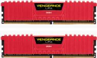 Оперативная память Corsair DDR4 SDRAM 32 GB (2x16GB) 2400 MHz (CMK32GX4M2A2400C14R) Vengeance LPX Red