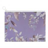 Папка-конверт на zip-молнии LILAC ARABESKI А4 полупрозрачная Buromax BM.3948-48