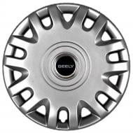 Колпак для колес SJS Geely 333 R15" 4 шт. серебряный (108701)
