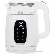 Электрочайник Adler AD 1305 White-Silver