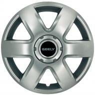 Ковпак для коліс SJS Geely 337 R15" 4 шт. срібний (108705)