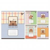 Набор школьных тетрадей Capy vibes 24 листа линия 5 шт. YES