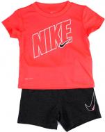 Спортивний костюм Nike DF SPORT T-SHIRT AND SHORT SET 86H589-K08 р.4 червоно-чорний