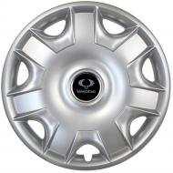 Колпак для колес SJS SsangYong 301 R15" 4 шт. серебряный (108716)