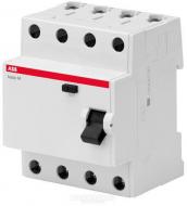 Диференційне реле ABB АС 4Р 25А 30 мА AC 400V BMF41425