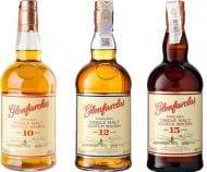 Набор виски Glenfarclas 10 yo 0,7 л Tube + Glenfarclas 12 yo 0,7 л Tube + Glenfarclas 15 yo 0,7 л