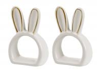 Набор колец для салфеток Lefard Ушки с золотом 8,8х5,5х4,5 см 2 шт. 947-035