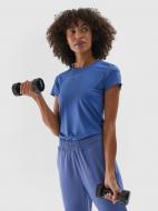 Футболка 4F TSHIRT FNK F1011 4FWAW24TFTSF1011-31S р.S синий