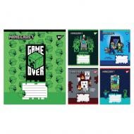 Набор школьных тетрадей Minecraft Walls 24 листа линия 5 шт. YES