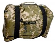 Спальный мешок с подушкой Vin-Bron Military камуфляжный 72х210 см (до -15 гр)