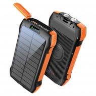 Универсальная мобильная батарея Promate 20000 mAh black (solartank-20pdqi.black) с солнечной панелью