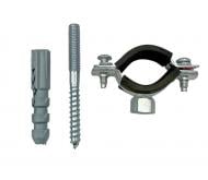 Хомут сантехнический (комплект) 26-30 мм 3/4" 1 шт. сталь