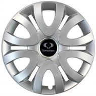 Колпак для колес SJS SsangYong 330 R15" 4 шт. серебряный (108745)