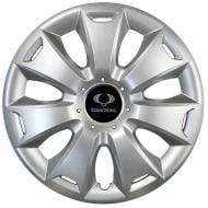 Колпак для колес SJS SsangYong 335 R15" 4 шт. серебряный (108750)