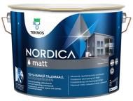 Краска фасадная акрилатная TEKNOS Nordica база 3 глубокий мат под тонировку 9 л