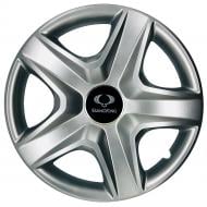 Колпак для колес SJS SsangYong 340 R15" 4 шт. серебряный (108755)