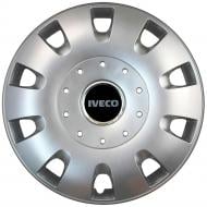 Колпак для колес SJS Iveco 401 R16" 4 шт. серебряный (108763)