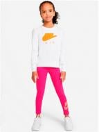 Спортивный костюм Nike AIR SWEATSHIRT N LEGGINGS SET 36H376-A0I р.4 белый с сиреневым