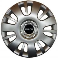 Колпак для колес SJS Iveco 407 R16" 4 шт. серебряный (108769)