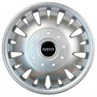 Колпак для колес SJS Iveco 410 R16" 4 шт. серебряный (108772)