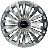 Колпак для колес SJS Iveco 412 R16" 4 шт. серебряный (108774)