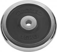 Диск Torneo 1022-150X для грифа 15 кг Диск Torneo 1022-150X для грифа 15 кг
