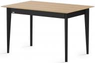 Стол обеденный SOFALINO BOSCO 1200(1550)x800x750мм натуральный/черный