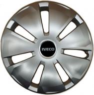 Колпак для колес SJS Iveco 433 R16" 4 шт. серебряный (108795)