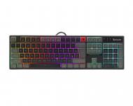 Клавиатура игровая BLOODY (B230N (Black)) B230N (Black), неоновая подсветка букв, USB black